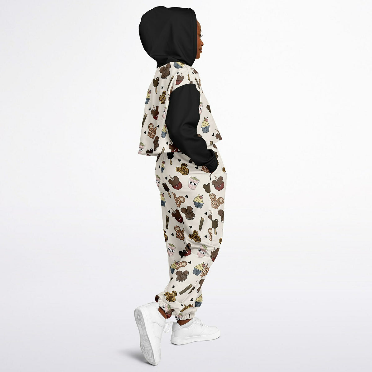 Snacks Cropped Hoodie & Sweatpants