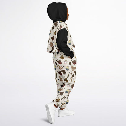 Snacks Cropped Hoodie & Sweatpants