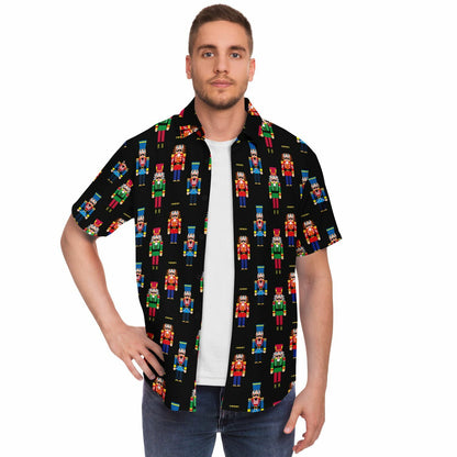 Nutcracker Short Sleeve Button Down Shirt