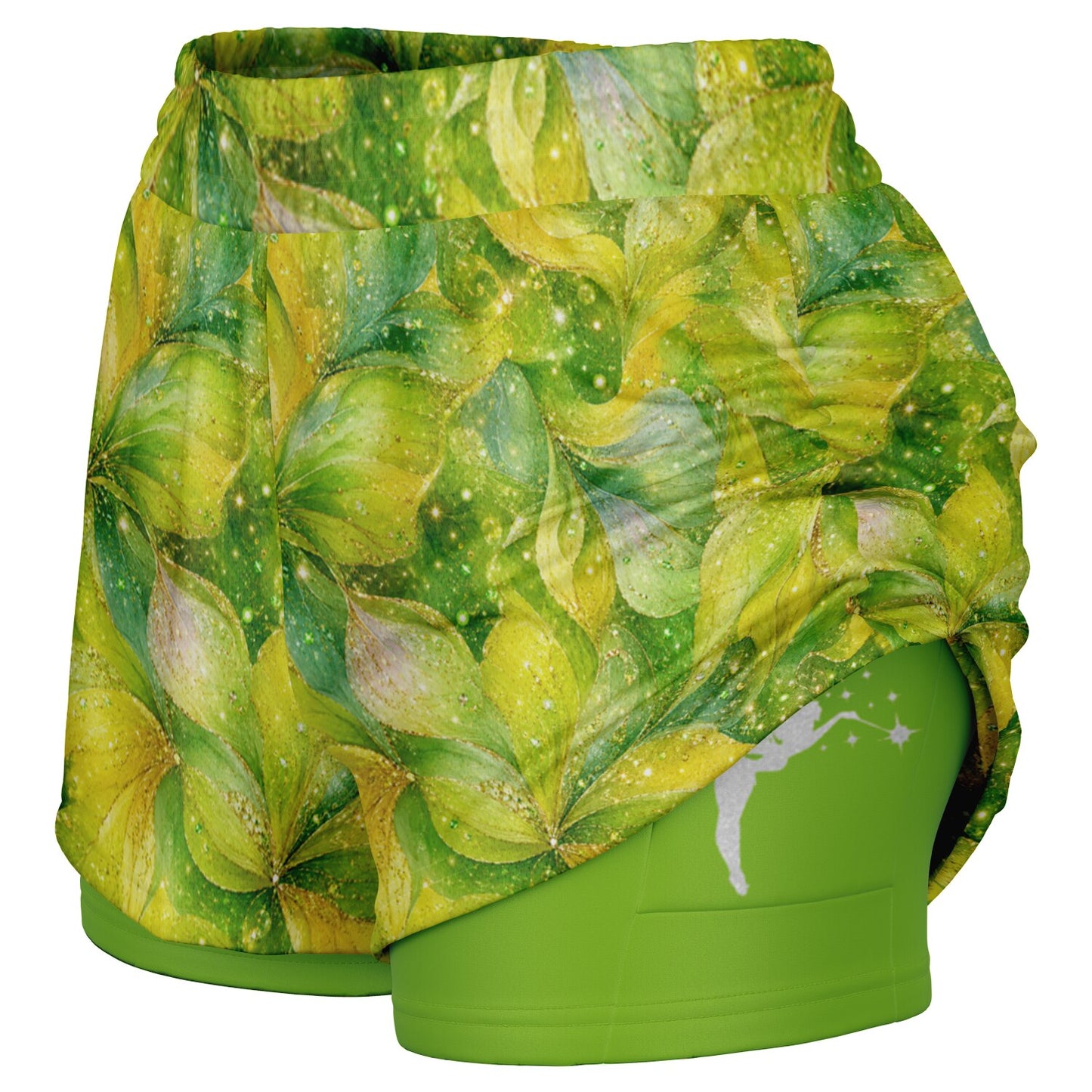 Green Fairy Double Layer Pocket Shorts