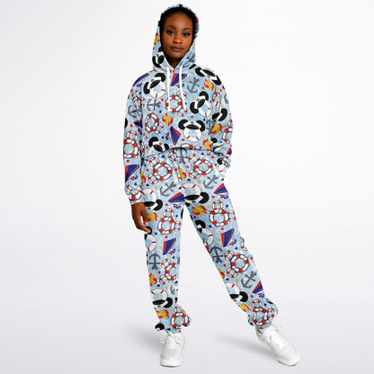 Cruise Collection Cropped Hoodie & Sweatpants