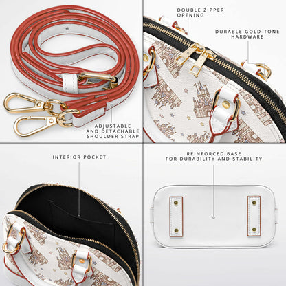 Castle Dome Satchel Handbag