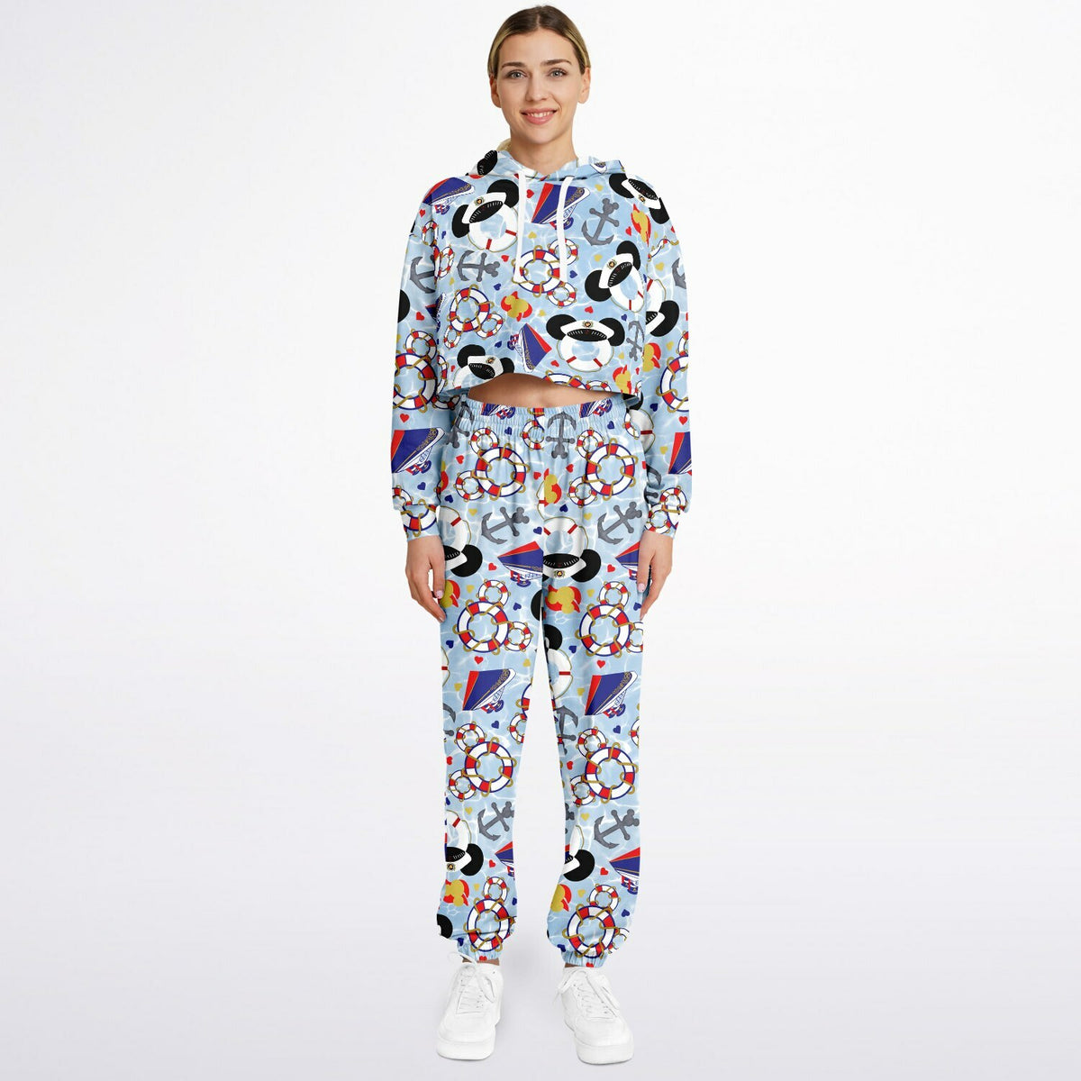 Cruise Collection Cropped Hoodie & Sweatpants