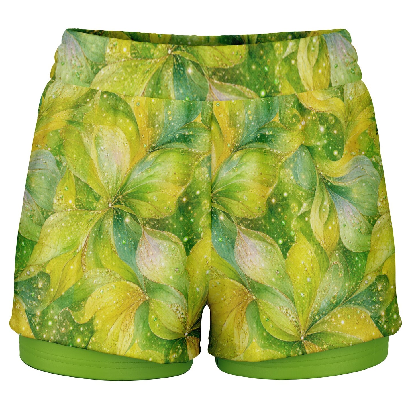 Green Fairy Double Layer Pocket Shorts