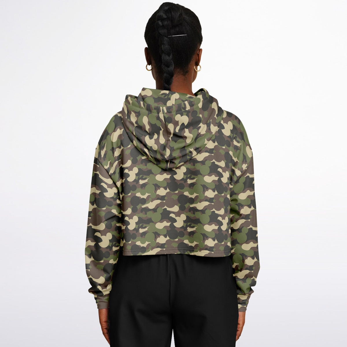 Camo Collection Cropped Hoodie