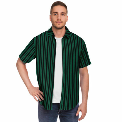 Haunted Green Wallpaper Cabana Set Shirt