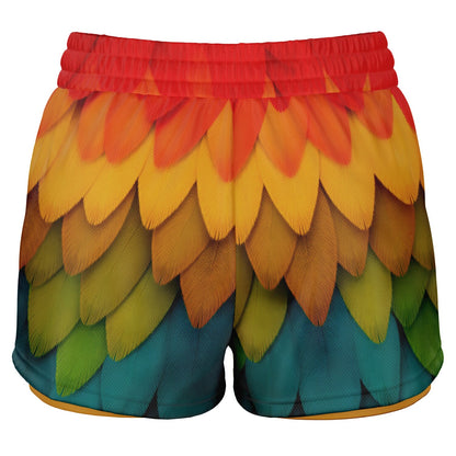 Crazy Bird Women's Double Layer Pocket Shorts