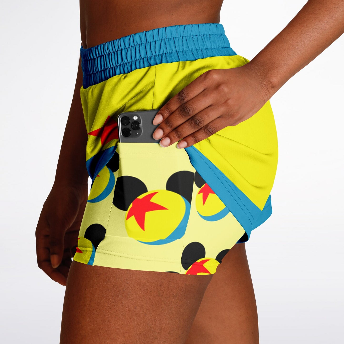 Star Ball Double Layer Pocket Shorts