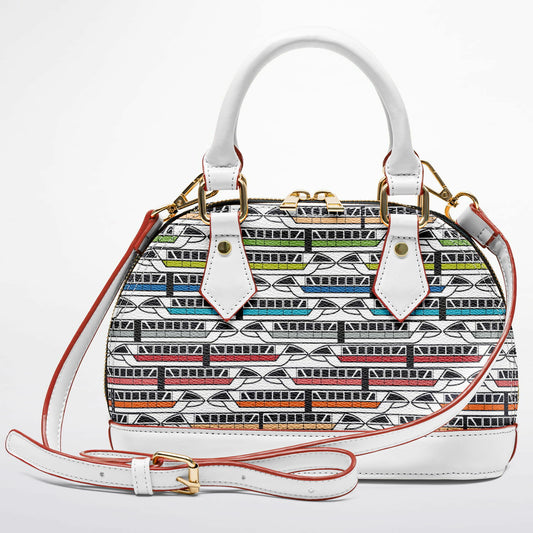 Monorail Dome Satchel Handbag