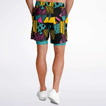 Nightmare Collection Sally Men's Double Layer Pocket Shorts