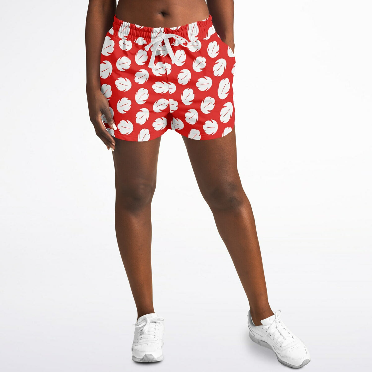 Hawaiian Girl Athletic Shorts