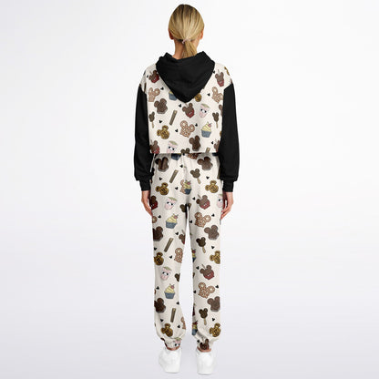 Snacks Cropped Hoodie & Sweatpants