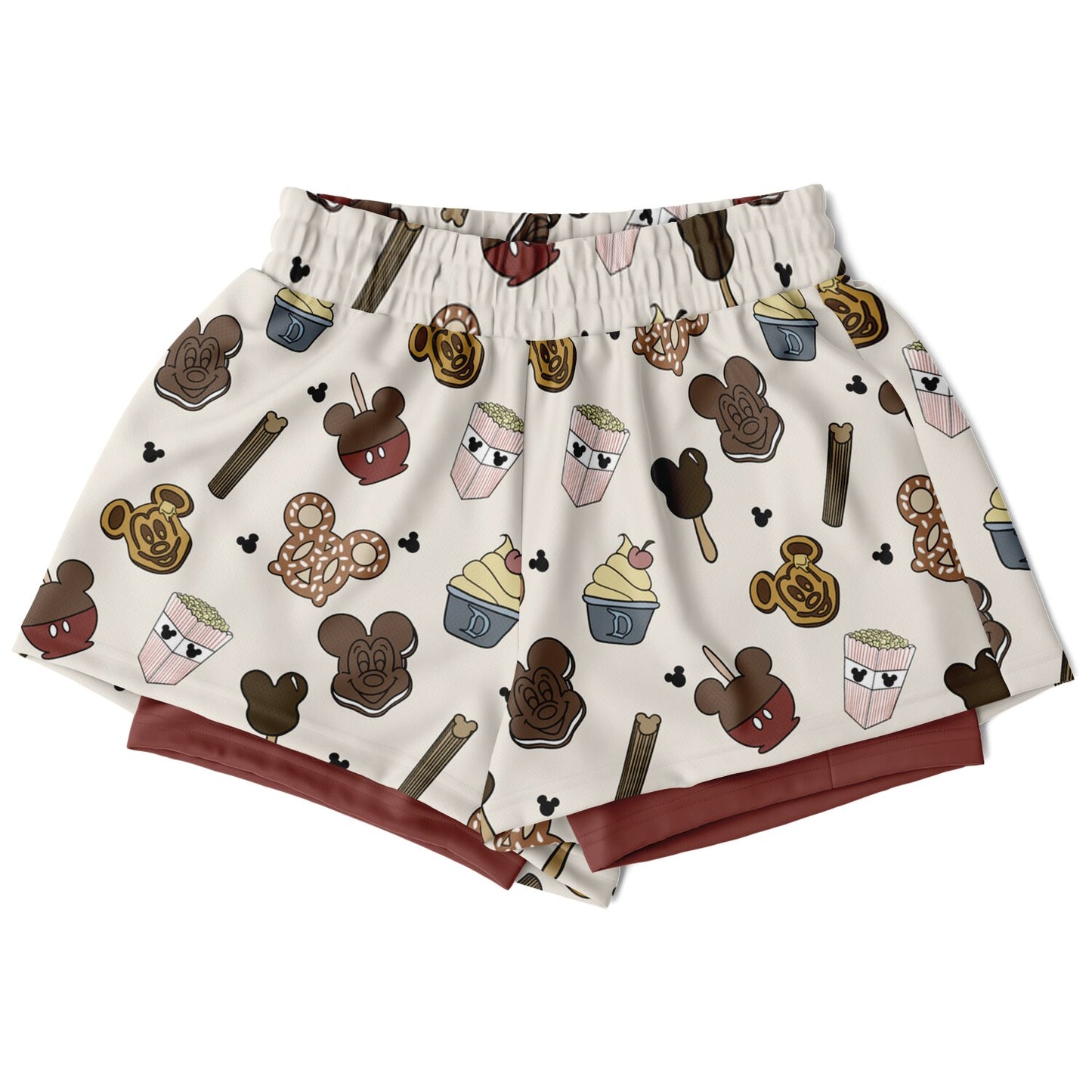 Snacks Double Layer Pocket Shorts