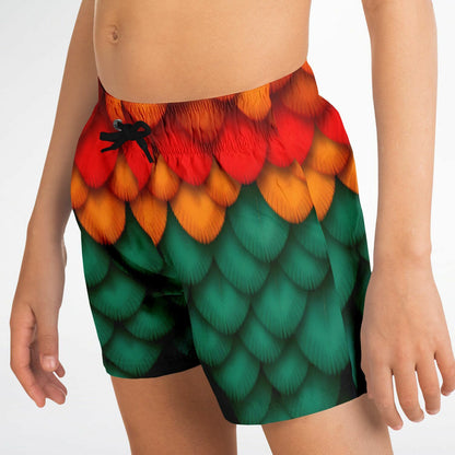 Crazy Bird Kid's Swim Trunks