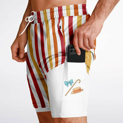 Chimneysweep Men's Double Layer Pocket Shorts