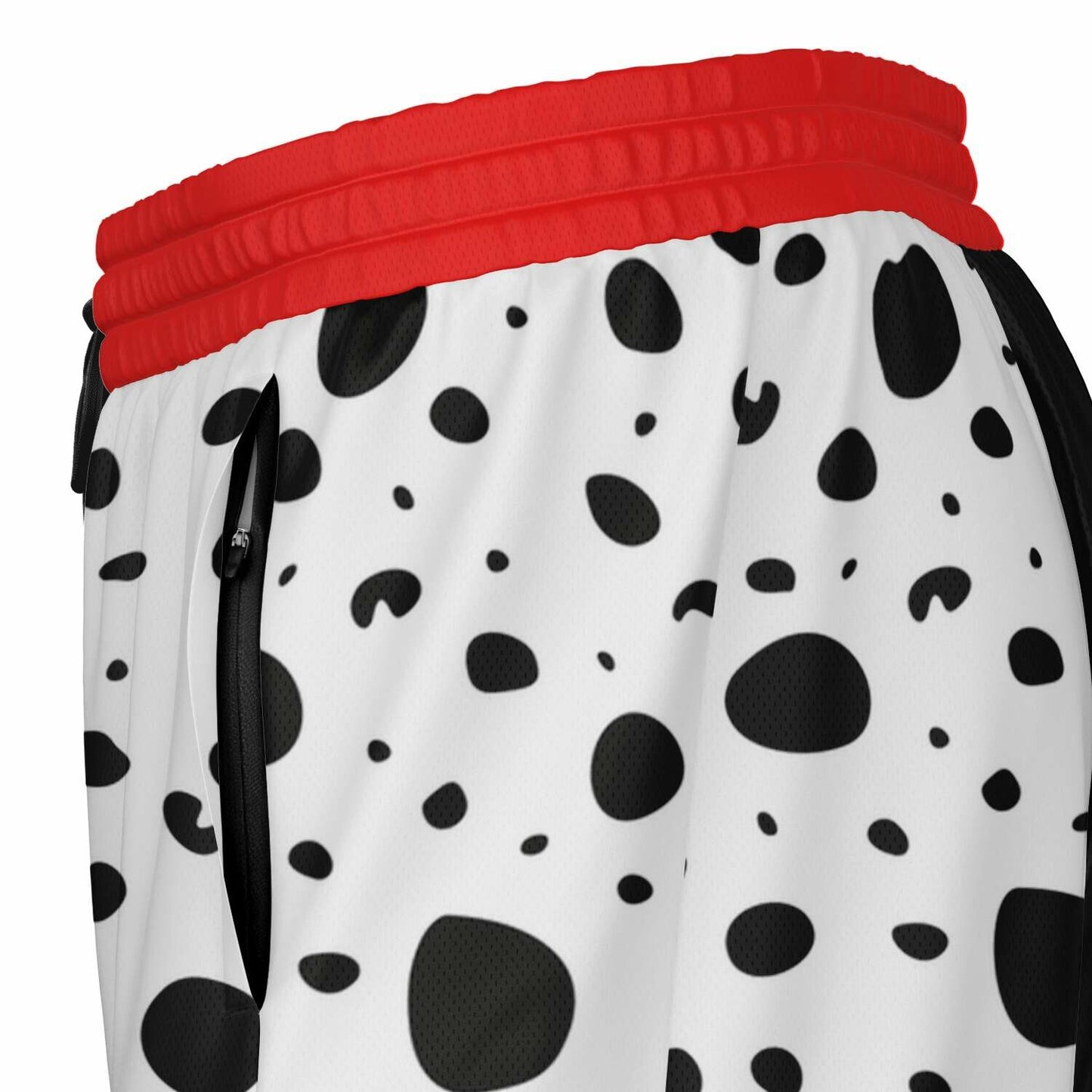 Dalmation Men's Double Layer Pocket Shorts