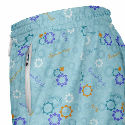 Blue Carousel Collection Men's Double Layer Pocket Shorts