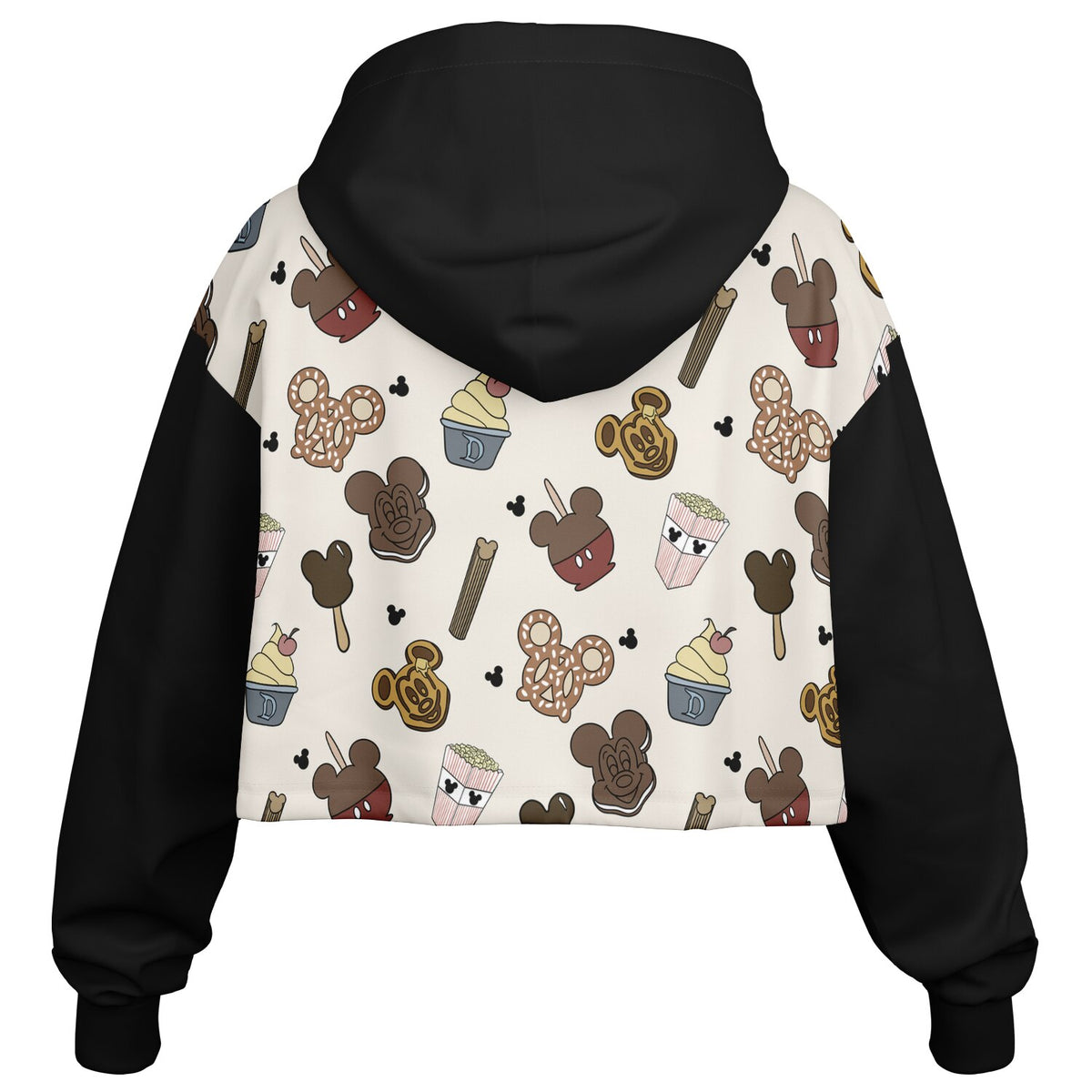 Snacks Cropped Hoodie