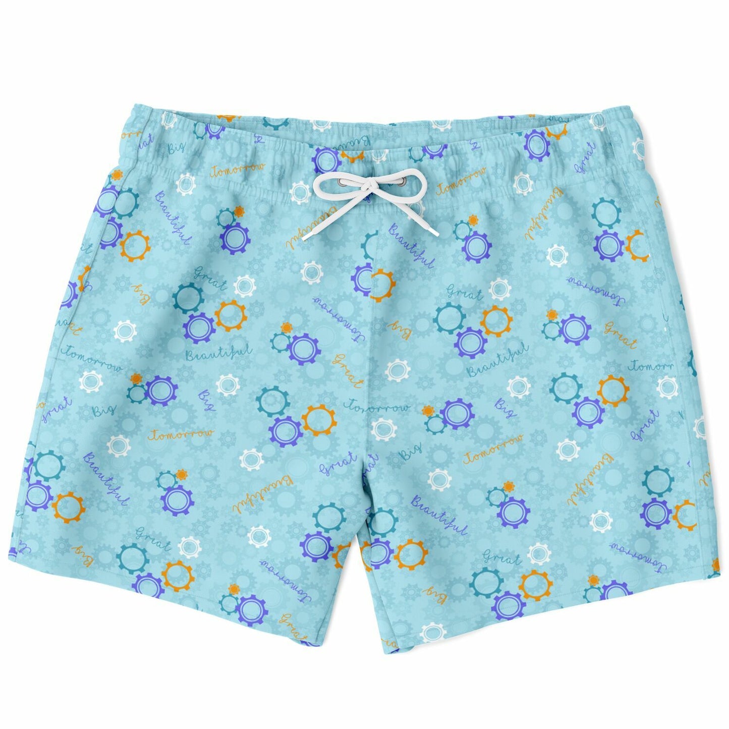 Carousel Collection Blue Men's Swim Trunks