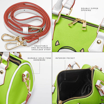 Green Monster Crossbody Handbag