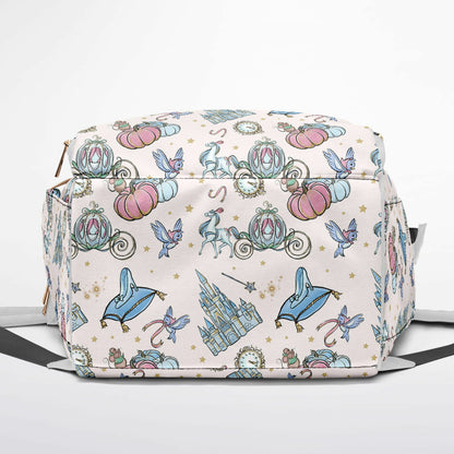 Glass Slipper Diaper Bag Backpack