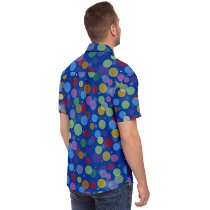 Core Memory Orbs Short Sleeve Button Down Shirt