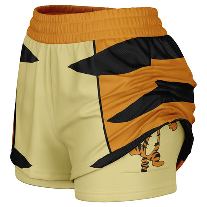 Tiger Double Layer Pocket Shorts