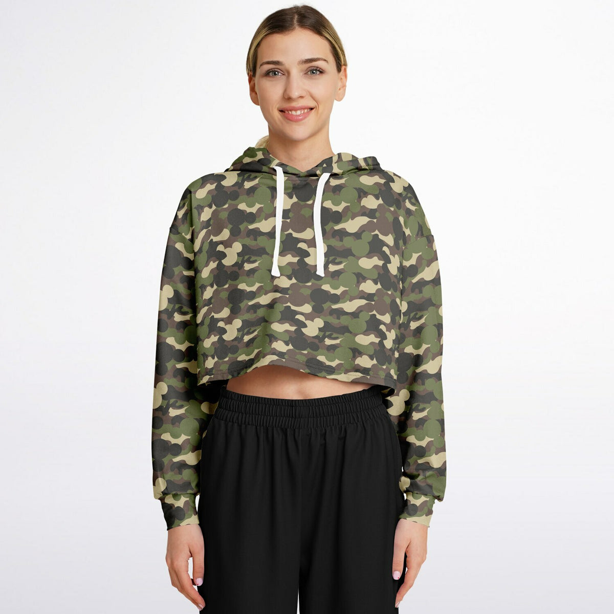 Camo Collection Cropped Hoodie