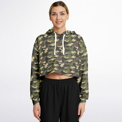 Camo Collection Cropped Hoodie