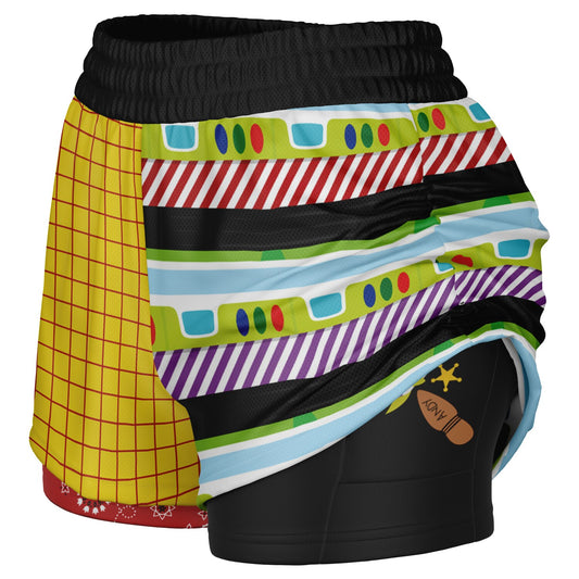 Andy's Friends Double Layer Pocket Shorts