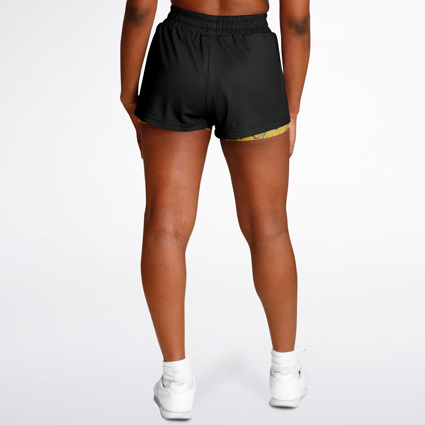 Space Star Double Layer Pocket Shorts