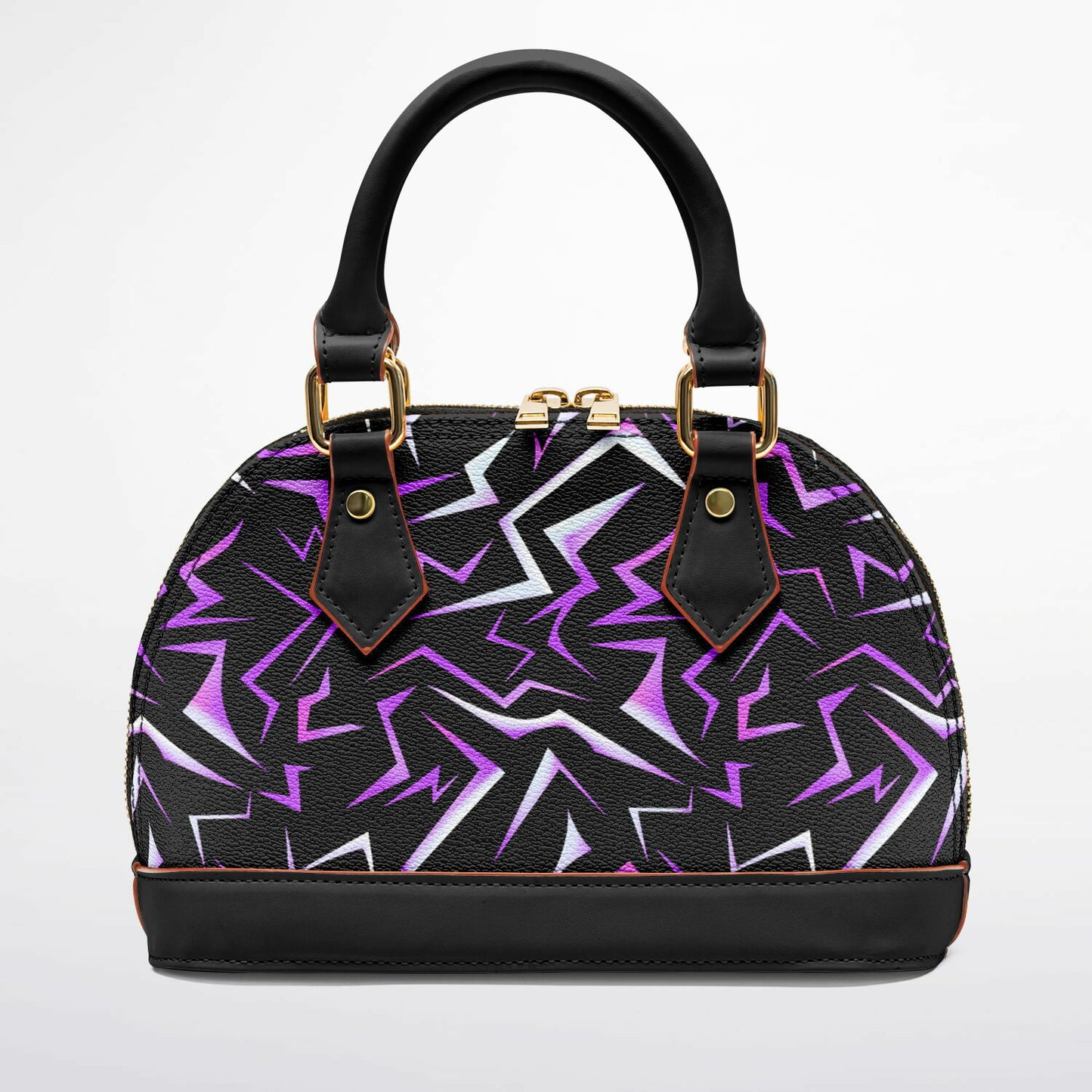 Patterns Dome Satchel Handbag