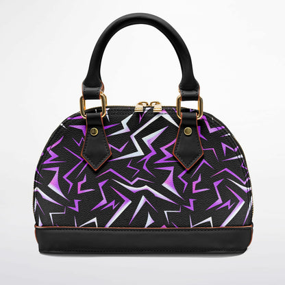 Patterns Dome Satchel Handbag
