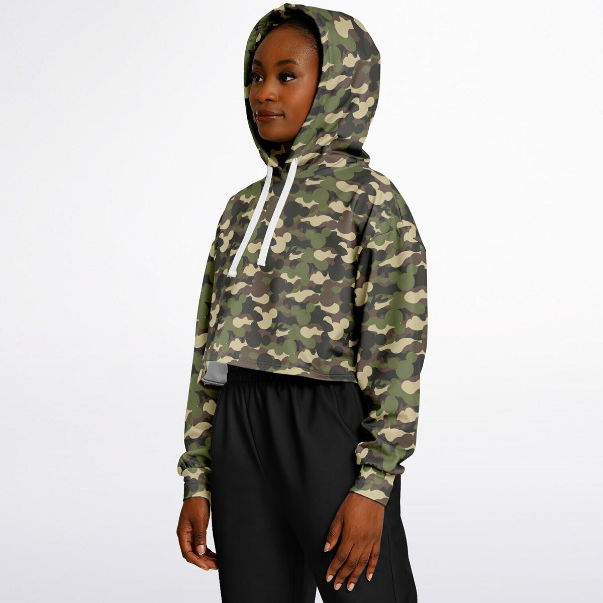Camo Collection Cropped Hoodie