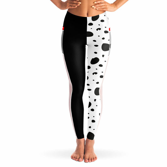 Dalmation Mesh Pocket Leggings