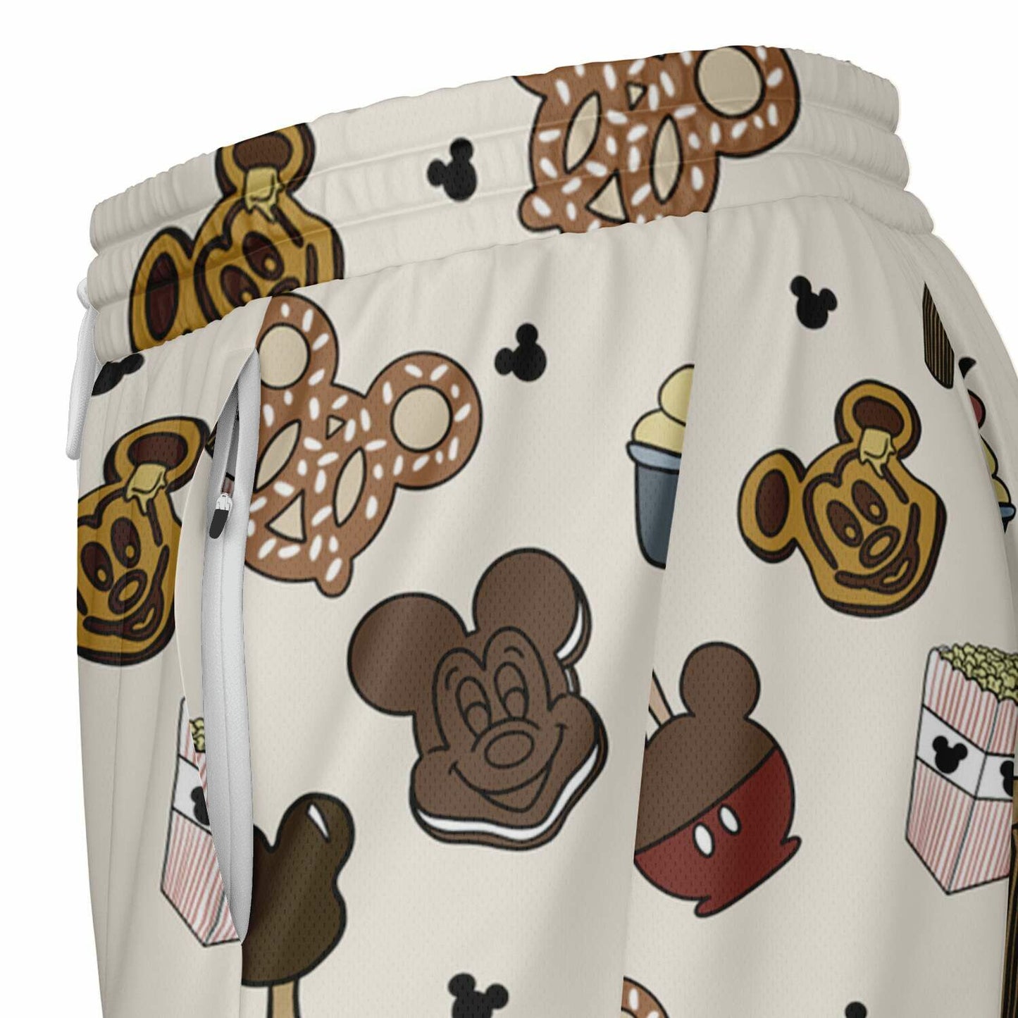 Snacks Men's Double Layer Pocket Shorts