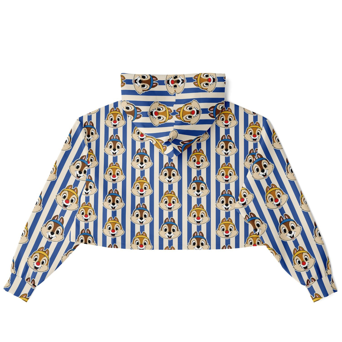 Running Chipmunks Crop Hoodie