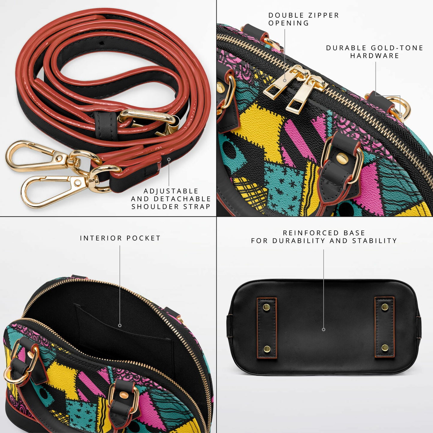 Sally Dome Satchel Handbag