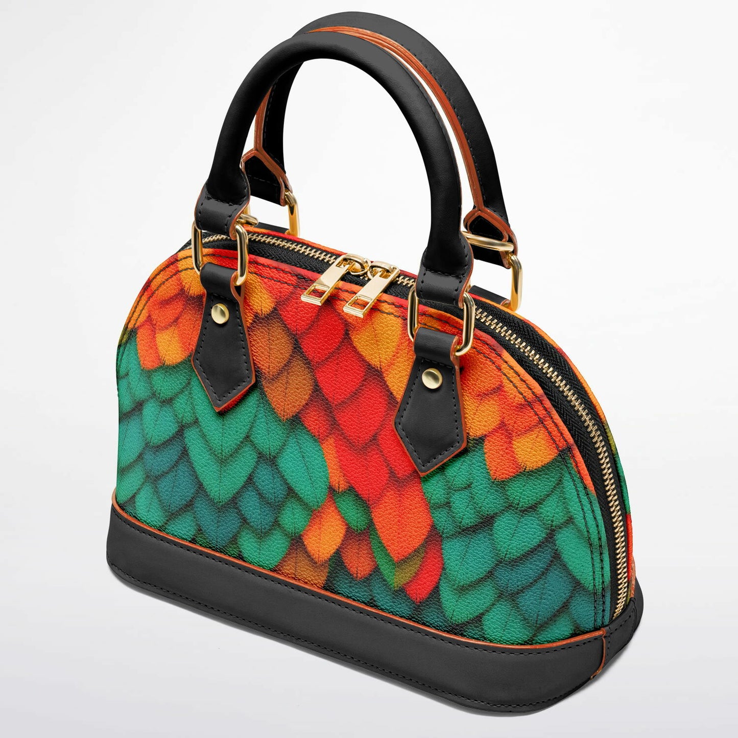 Crazy Bird Dome Satchel Handbag
