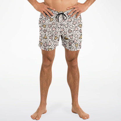 Men's Leopard Swim Trunks
