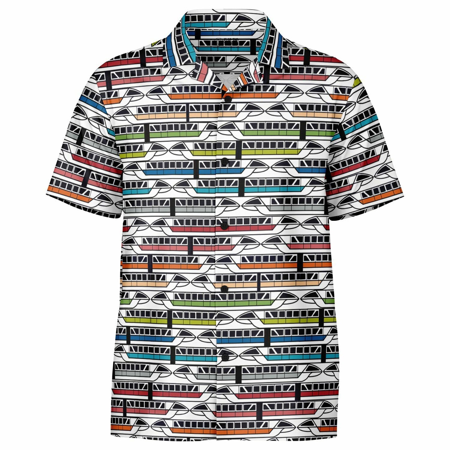 Monorail Collection Short Sleeve Button-Down Shirt