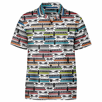 Monorail Collection Short Sleeve Button-Down Shirt