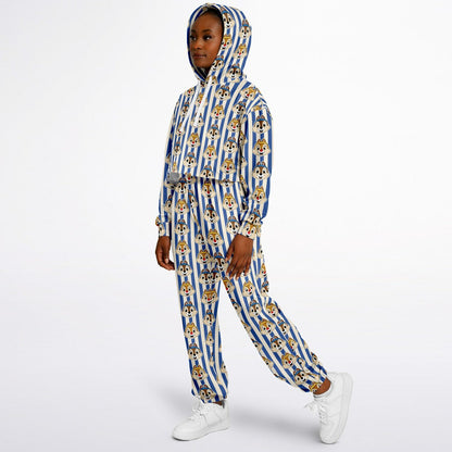 Running Chipmunks Crop Hoodie & Sweatpants