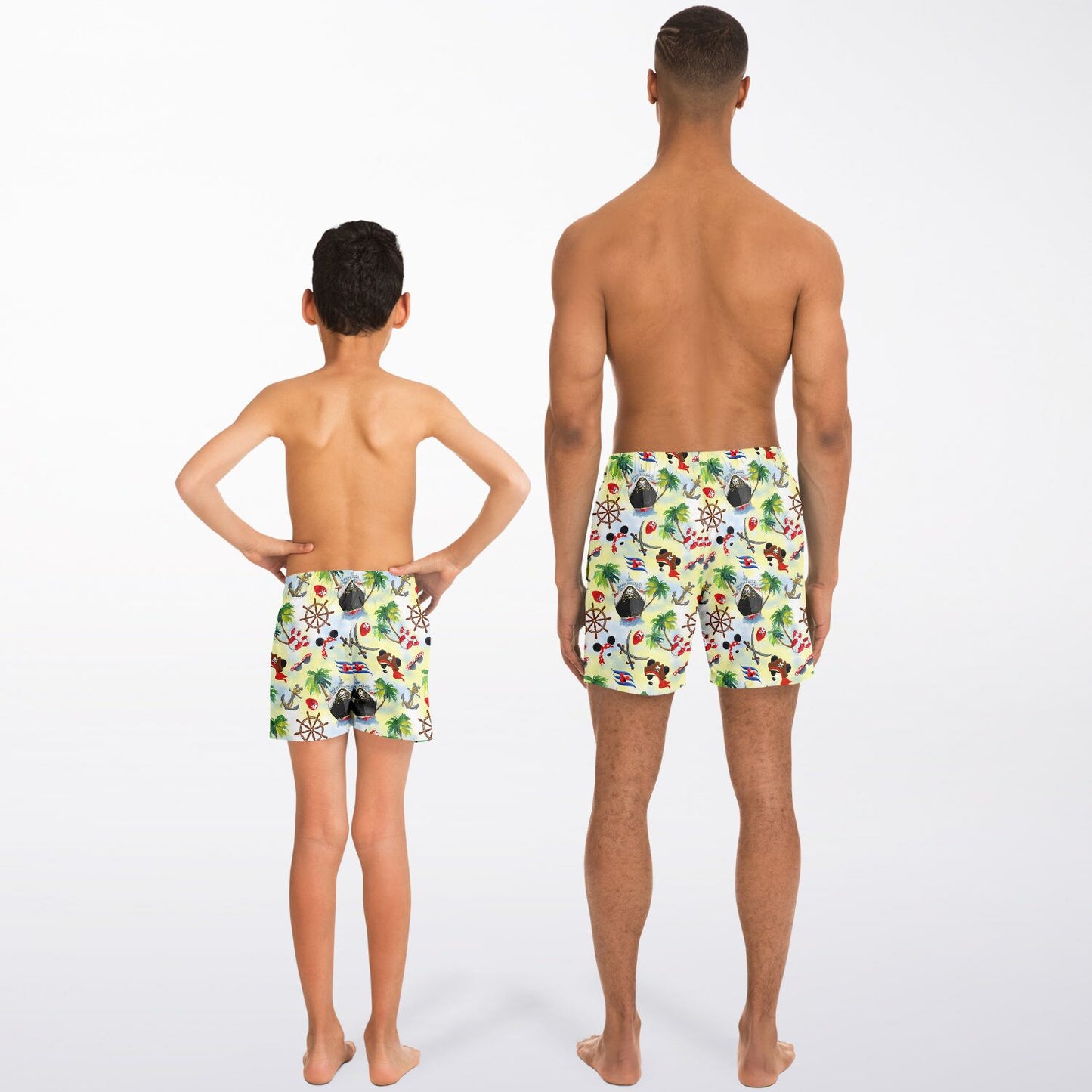 Father & Son Pirate Swim Trunks