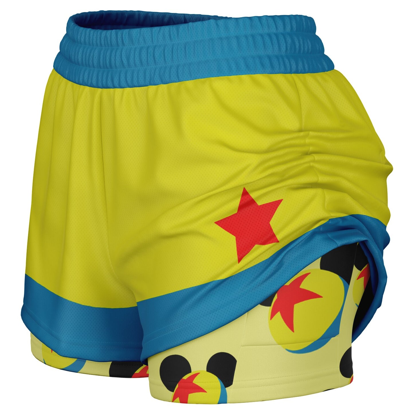 Star Ball Double Layer Pocket Shorts