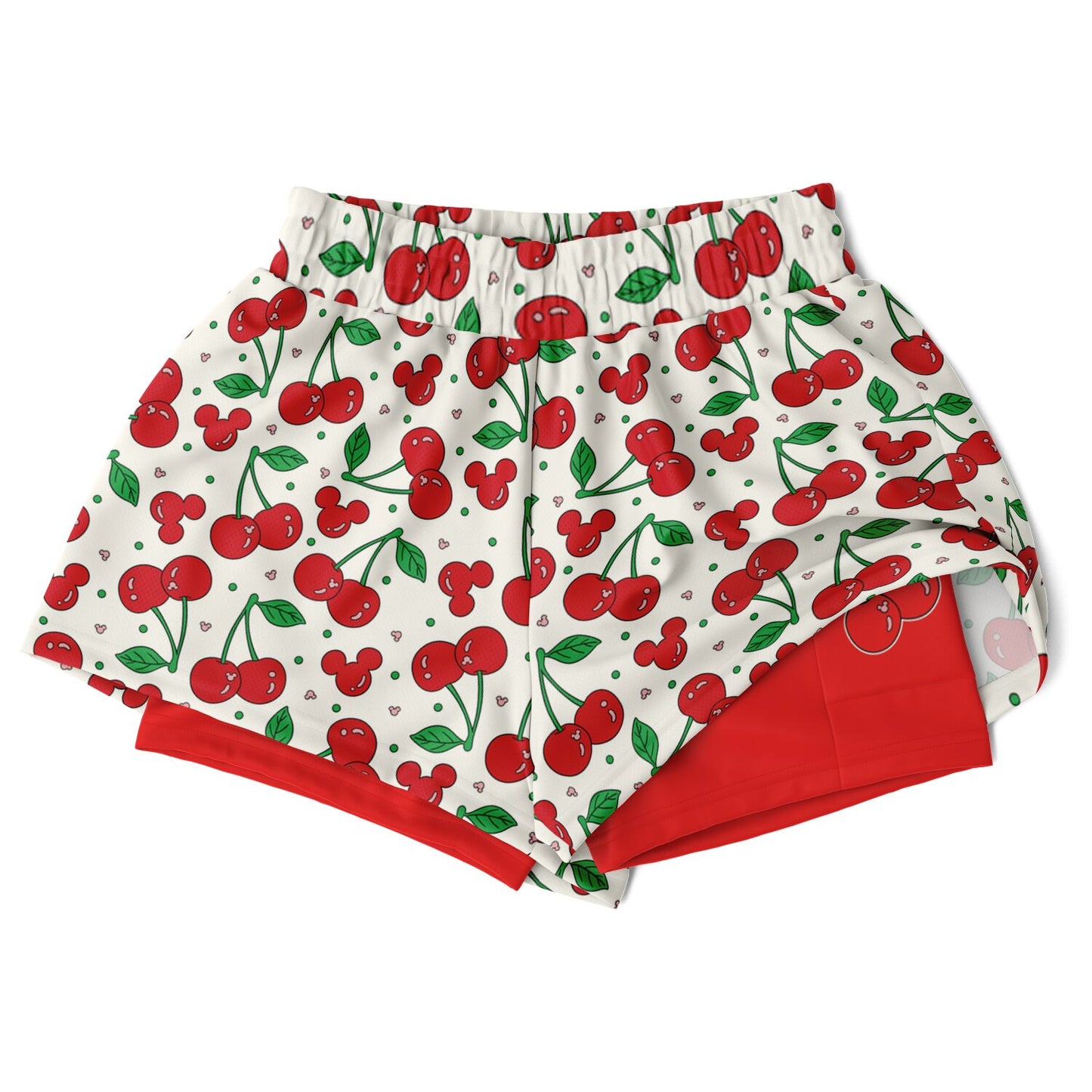 Cherry Collection Double Layer Pocket Shorts