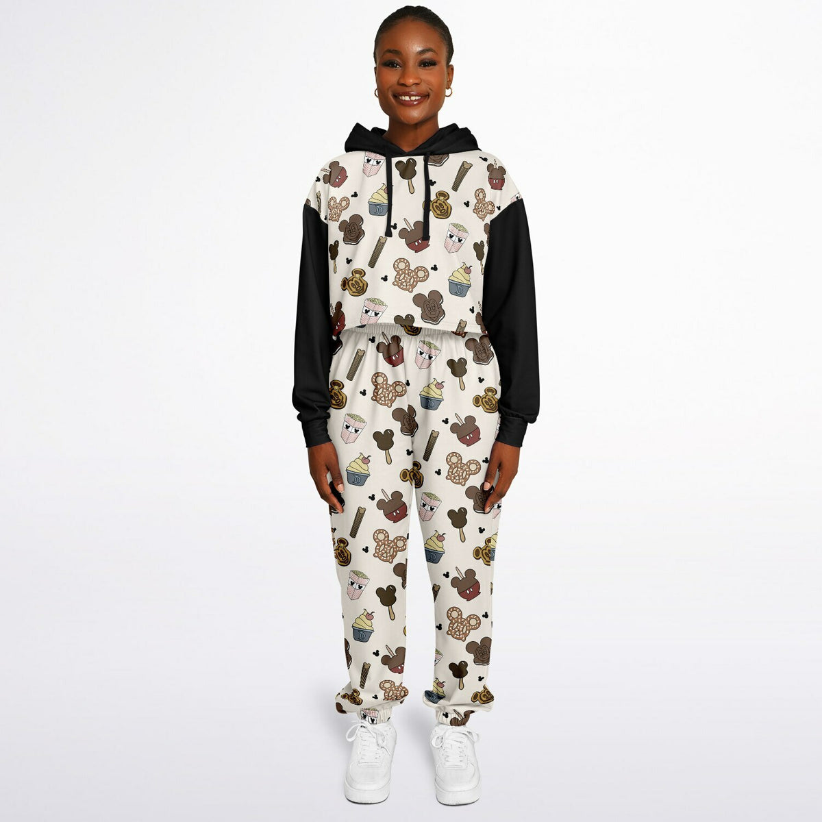 Snacks Cropped Hoodie & Sweatpants