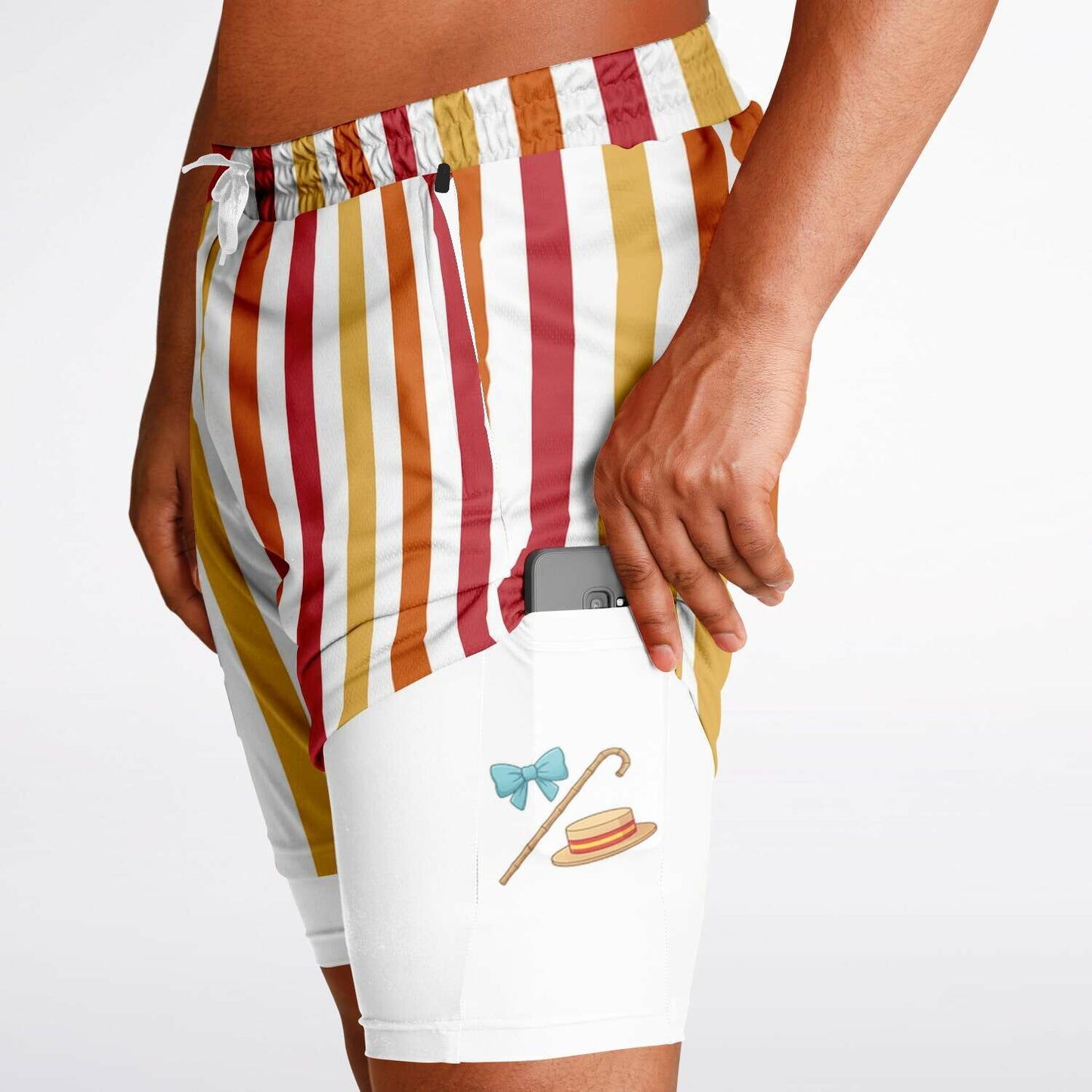 Chimneysweep Men's Double Layer Pocket Shorts