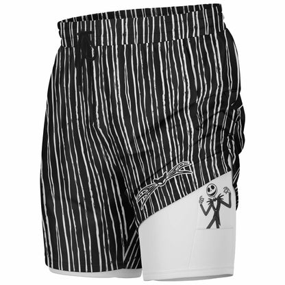 Nightmare Collection Jack Men's Double Layer Pocket Shorts