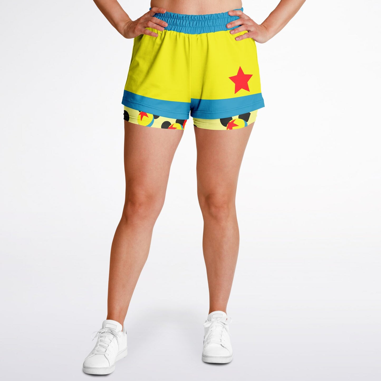 Star Ball Double Layer Pocket Shorts